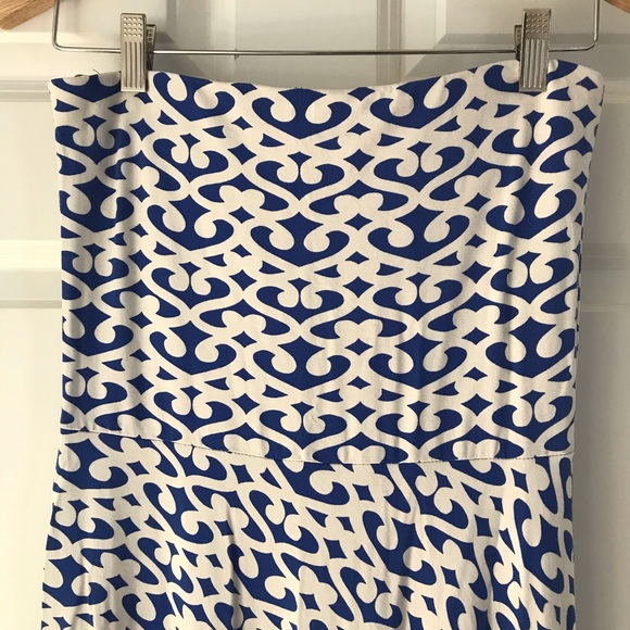 Ann Taylor blue strapless dress size small - Picture 2 of 6